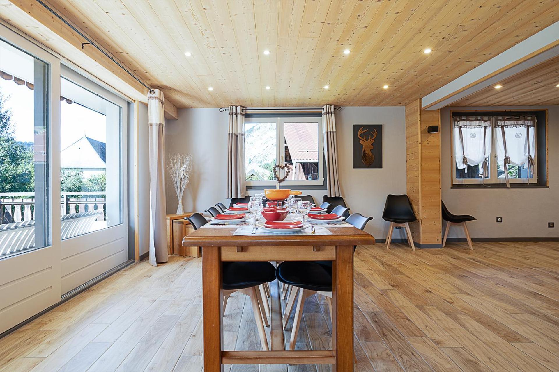 Chalet Les 4 Saisons - Ski, Parking Et Jardin Abondance Exteriér fotografie