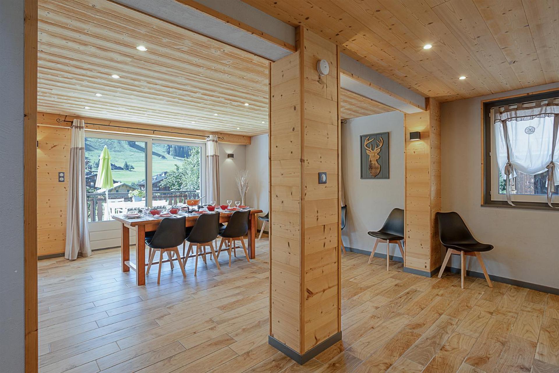 Chalet Les 4 Saisons - Ski, Parking Et Jardin Abondance Exteriér fotografie