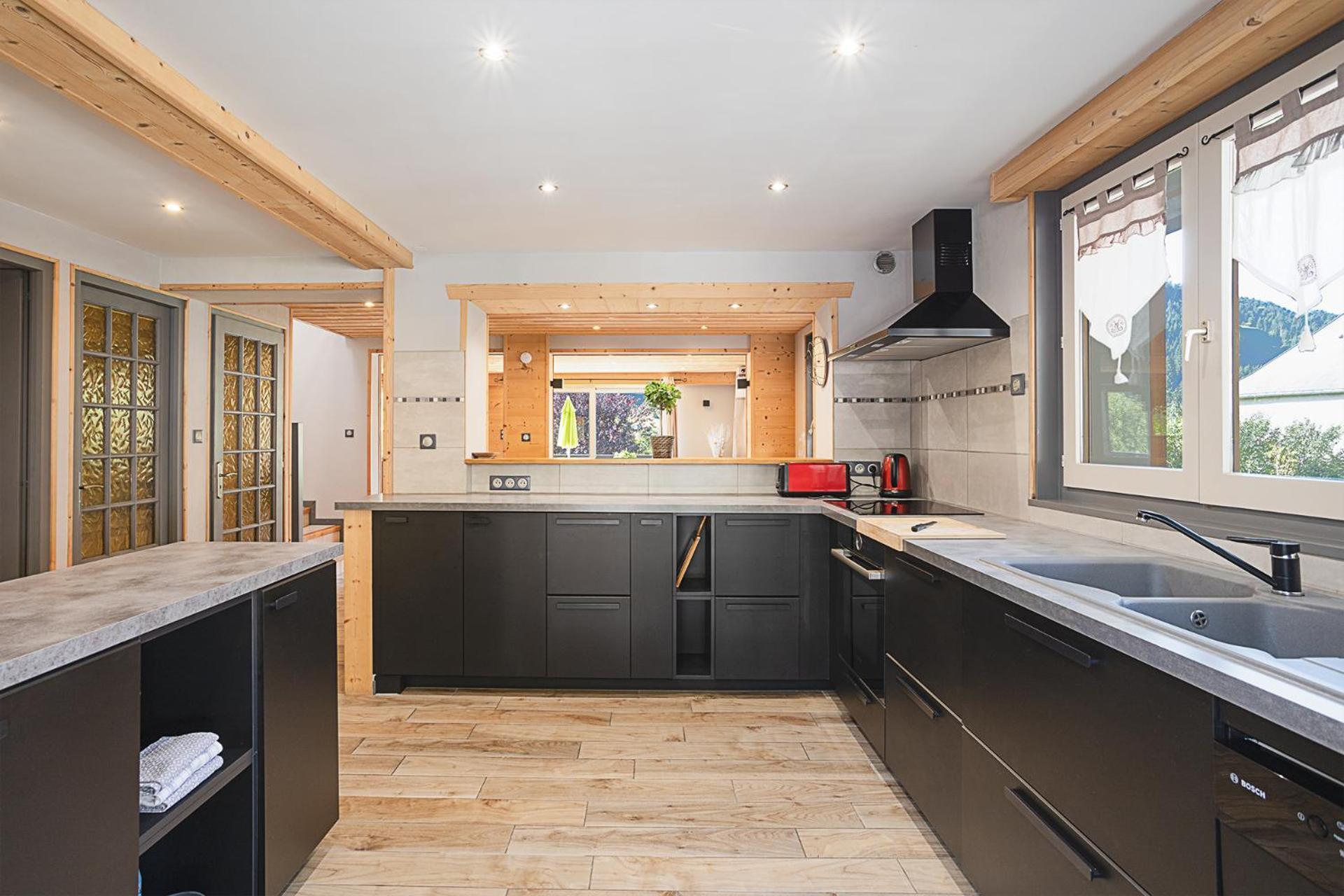 Chalet Les 4 Saisons - Ski, Parking Et Jardin Abondance Exteriér fotografie