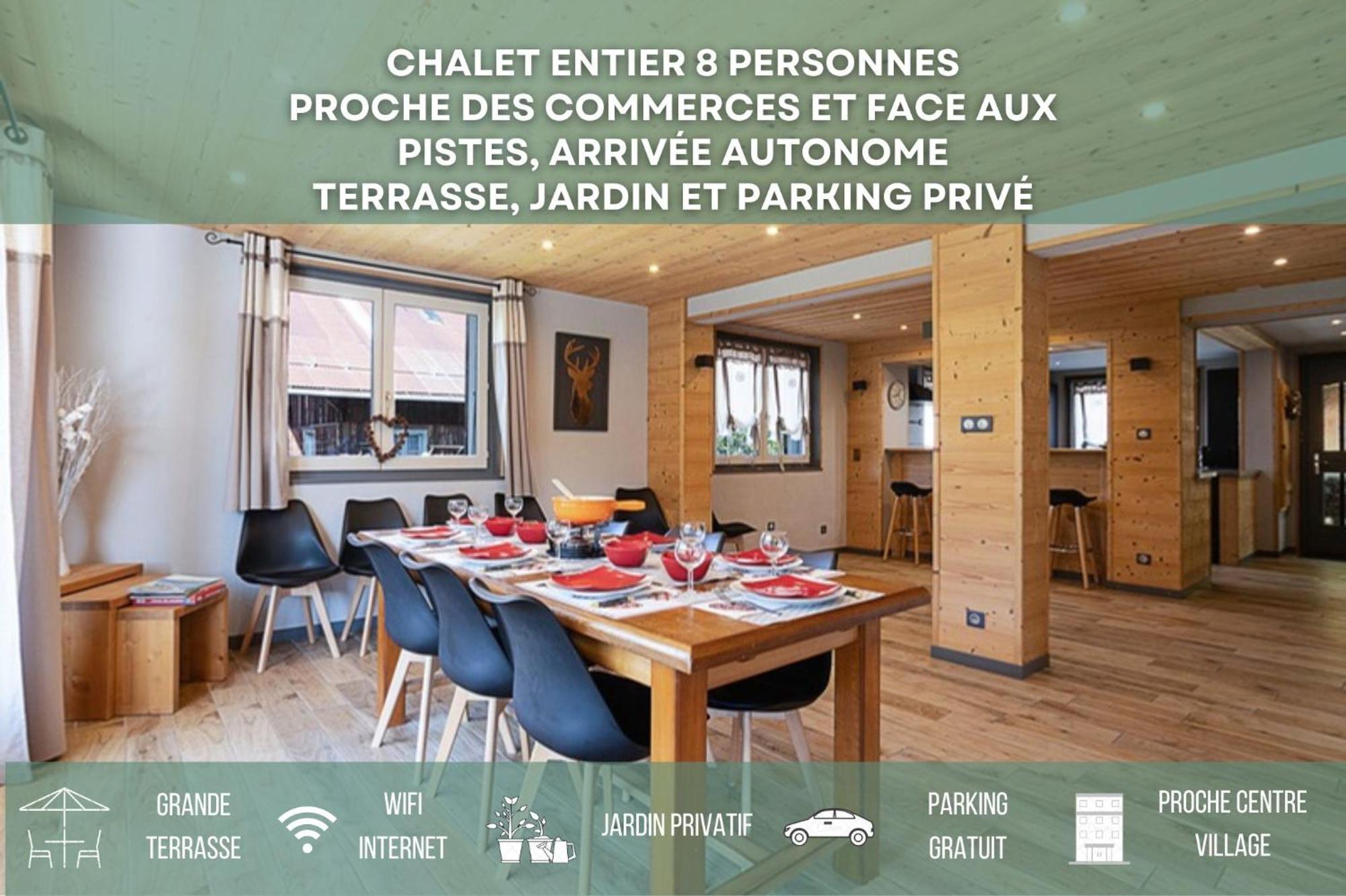 Chalet Les 4 Saisons - Ski, Parking Et Jardin Abondance Exteriér fotografie